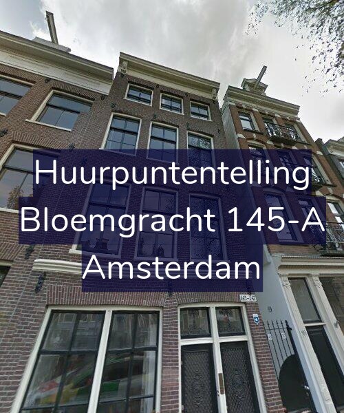 Foto gevel Huurpuntentelling voor Bloemgracht 145-A, Amsterdam