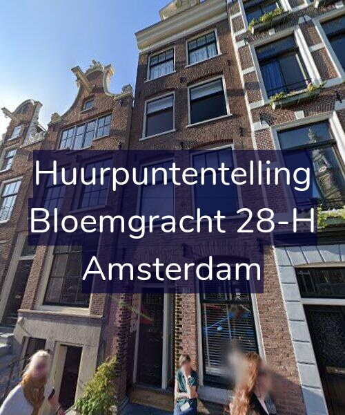 Foto gevel Huurpuntentelling voor Bloemgracht 28-H, Amsterdam