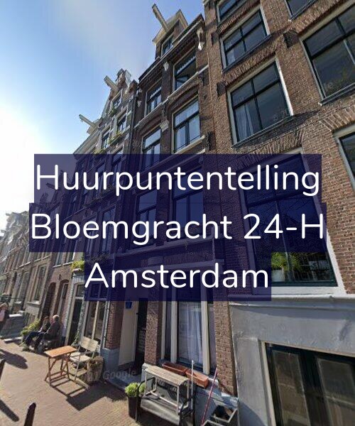Foto gevel Huurpuntentelling voor Bloemgracht 24-H, Amsterdam