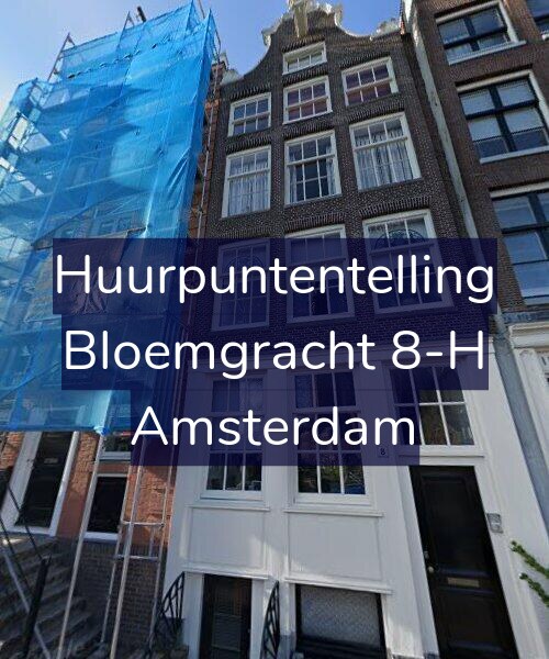 Foto gevel Huurpuntentelling voor Bloemgracht 8-H, Amsterdam