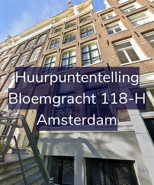 Foto gevel Huurpuntentelling voor Bloemgracht 118-H, Amsterdam