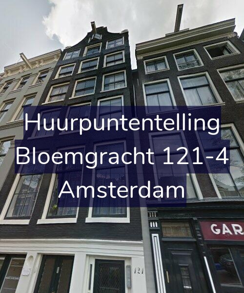 Foto gevel Huurpuntentelling voor Bloemgracht 121-4, Amsterdam