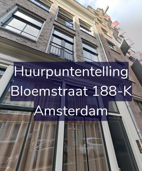Foto gevel Huurpuntentelling voor Bloemstraat 188-K, Amsterdam