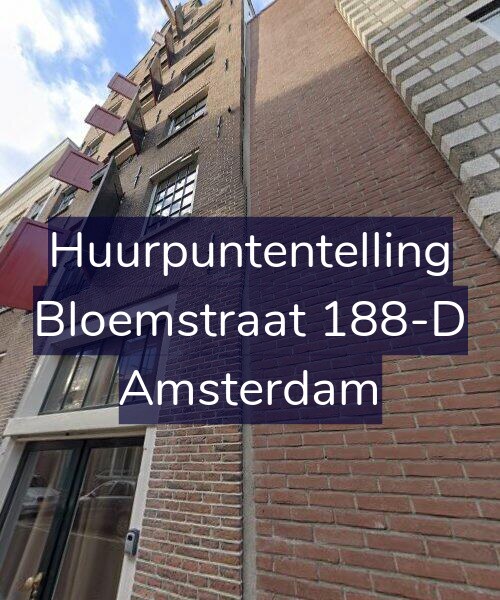 Foto gevel Huurpuntentelling voor Bloemstraat 188-D, Amsterdam