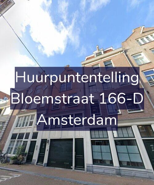 Foto gevel Huurpuntentelling voor Bloemstraat 166-D, Amsterdam