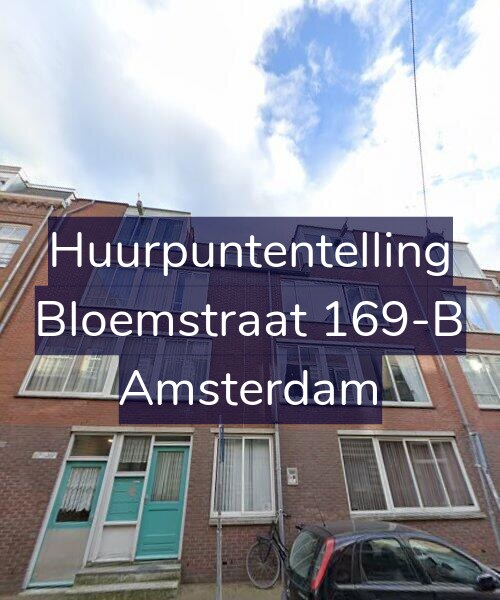 Foto gevel Huurpuntentelling voor Bloemstraat 169-B, Amsterdam