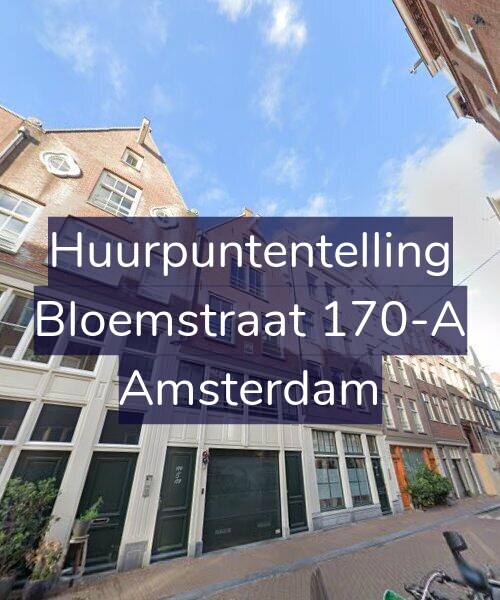 Foto gevel Huurpuntentelling voor Bloemstraat 170-A, Amsterdam