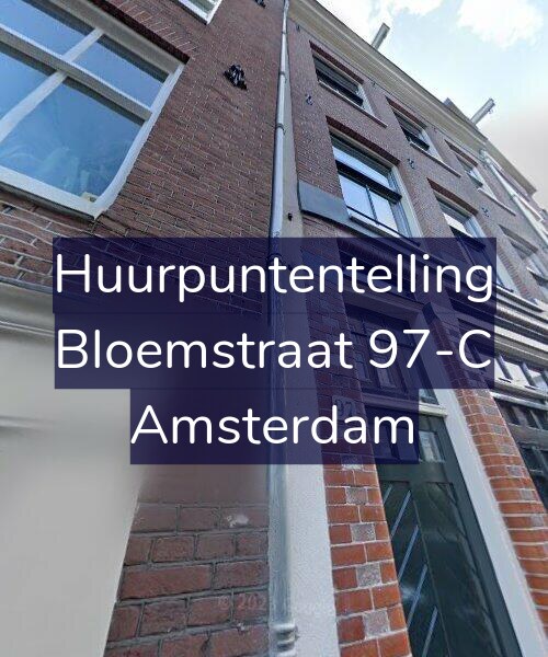 Foto gevel Huurpuntentelling voor Bloemstraat 97-C, Amsterdam