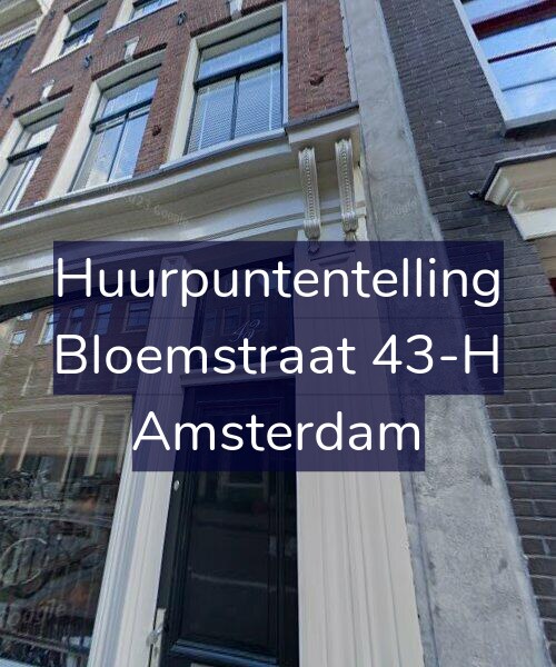 Foto gevel Huurpuntentelling voor Bloemstraat 43-H, Amsterdam