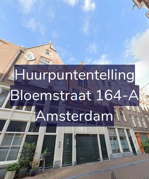 Foto gevel Huurpuntentelling voor Bloemstraat 164-A, Amsterdam