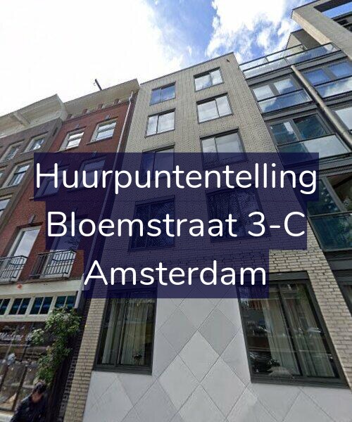 Foto gevel Huurpuntentelling voor Bloemstraat 3-C, Amsterdam