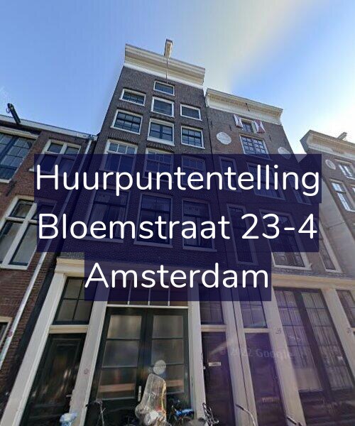 Foto gevel Huurpuntentelling voor Bloemstraat 23-4, Amsterdam