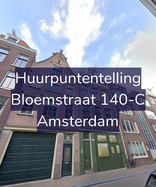 Foto gevel Huurpuntentelling voor Bloemstraat 140-C, Amsterdam