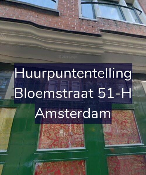 Foto gevel Huurpuntentelling voor Bloemstraat 51-H, Amsterdam