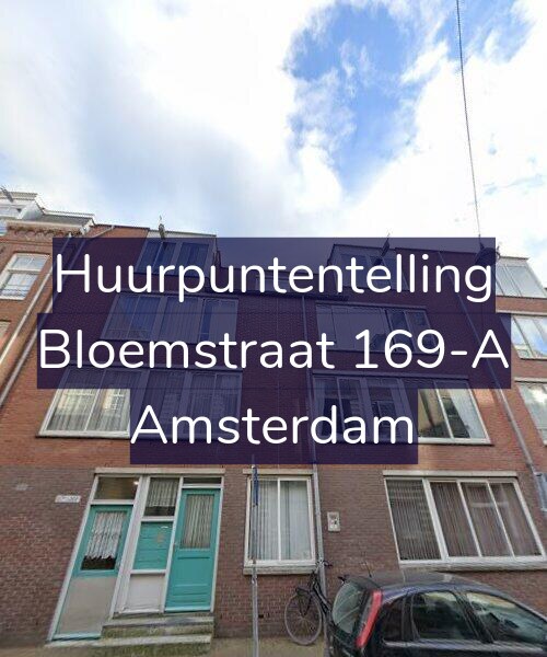 Foto gevel Huurpuntentelling voor Bloemstraat 169-A, Amsterdam