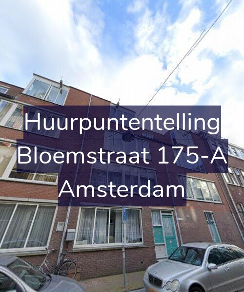 Foto gevel Huurpuntentelling voor Bloemstraat 175-A, Amsterdam