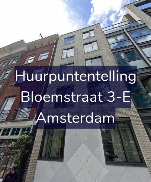 Foto gevel Huurpuntentelling voor Bloemstraat 3-E, Amsterdam