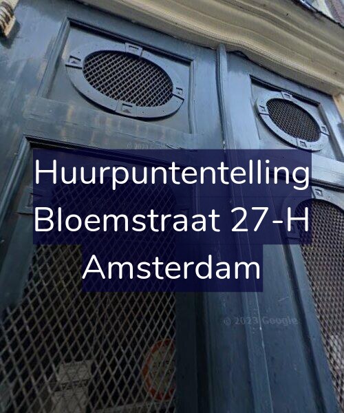 Foto gevel Huurpuntentelling voor Bloemstraat 27-H, Amsterdam
