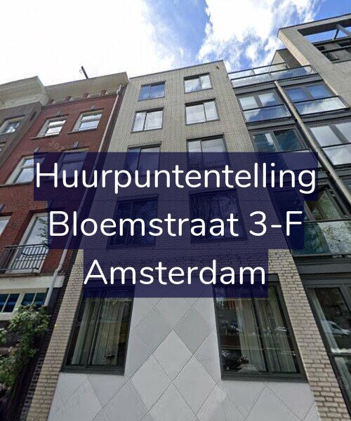 Foto gevel Huurpuntentelling voor Bloemstraat 3-F, Amsterdam
