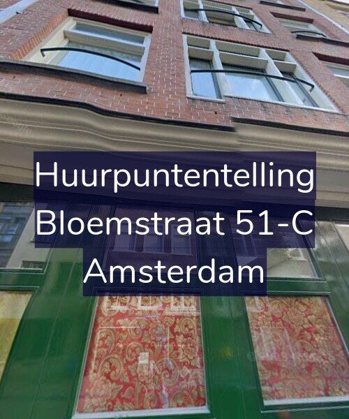 Foto gevel Huurpuntentelling voor Bloemstraat 51-C, Amsterdam