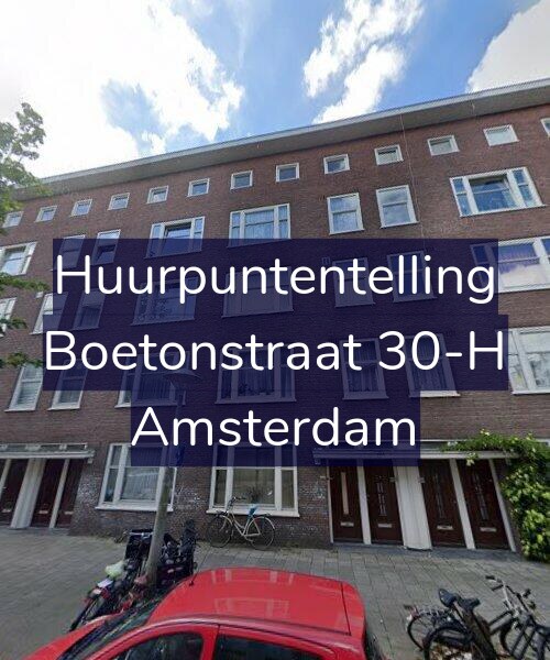 Foto gevel Huurpuntentelling voor Boetonstraat 30-H, Amsterdam