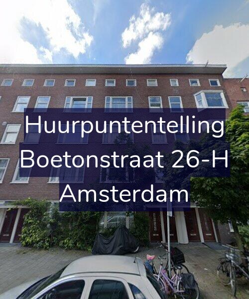 Foto gevel Huurpuntentelling voor Boetonstraat 26-H, Amsterdam