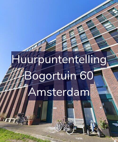 Foto gevel Huurpuntentelling voor Bogortuin 60, Amsterdam