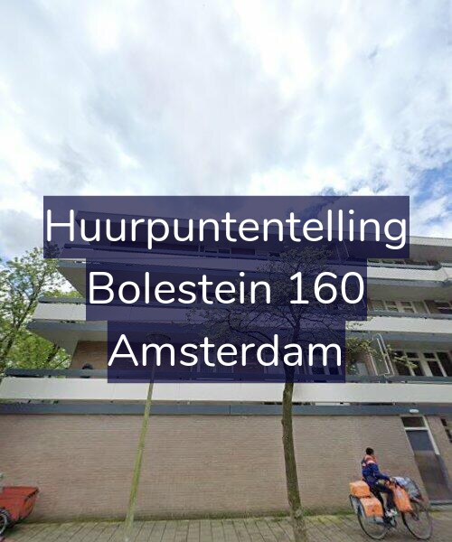 Foto gevel Huurpuntentelling voor Bolestein 160, Amsterdam