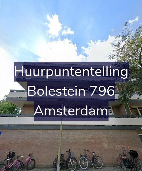 Foto gevel Huurpuntentelling voor Bolestein 796, Amsterdam