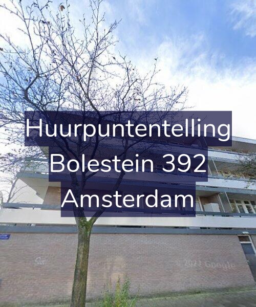 Foto gevel Huurpuntentelling voor Bolestein 392, Amsterdam
