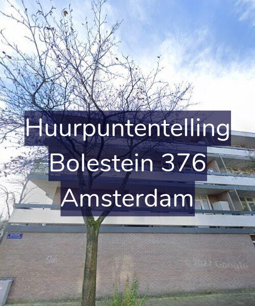 Foto gevel Huurpuntentelling voor Bolestein 376, Amsterdam
