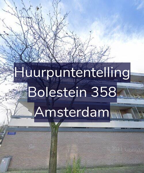 Foto gevel Huurpuntentelling voor Bolestein 358, Amsterdam