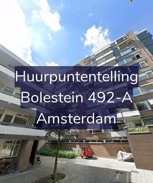 Foto gevel Huurpuntentelling voor Bolestein 492-A, Amsterdam