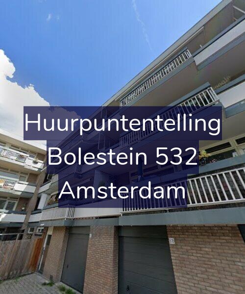 Foto gevel Huurpuntentelling voor Bolestein 532, Amsterdam