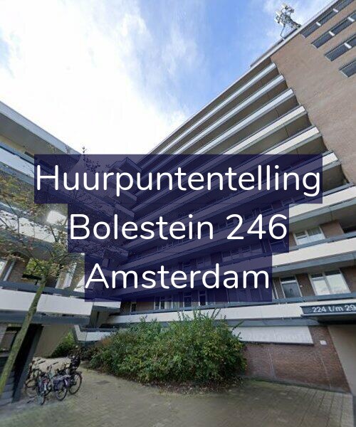 Foto gevel Huurpuntentelling voor Bolestein 246, Amsterdam