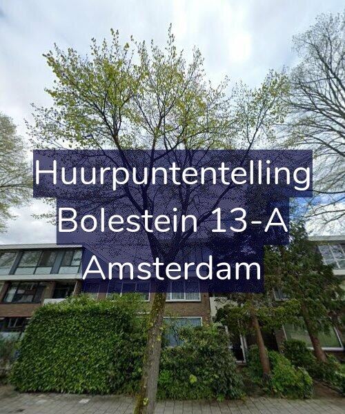 Foto gevel Huurpuntentelling voor Bolestein 13-A, Amsterdam