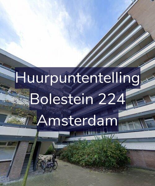 Foto gevel Huurpuntentelling voor Bolestein 224, Amsterdam
