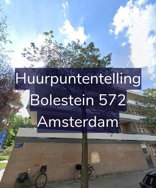 Foto gevel Huurpuntentelling voor Bolestein 572, Amsterdam