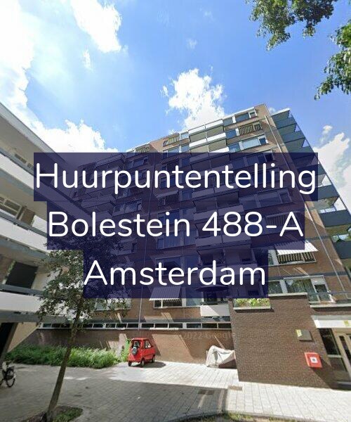 Foto gevel Huurpuntentelling voor Bolestein 488-A, Amsterdam