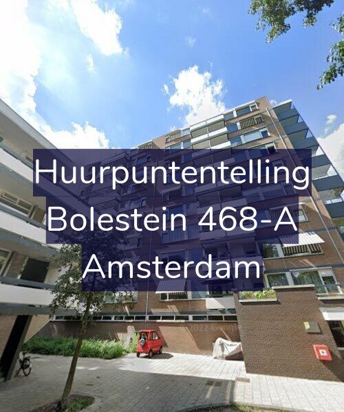 Foto gevel Huurpuntentelling voor Bolestein 468-A, Amsterdam