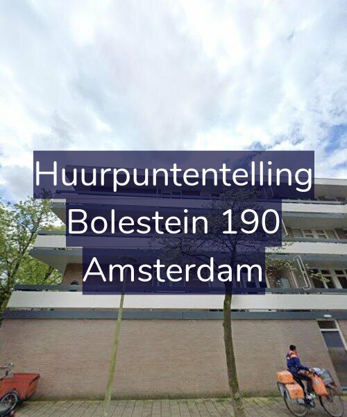 Foto gevel Huurpuntentelling voor Bolestein 190, Amsterdam
