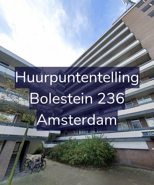 Foto gevel Huurpuntentelling voor Bolestein 236, Amsterdam