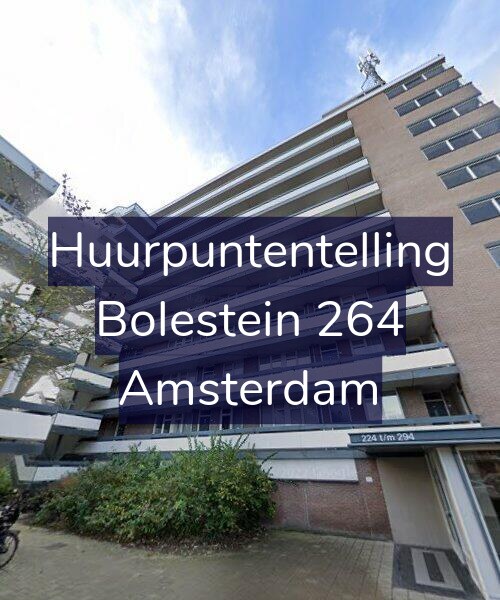 Foto gevel Huurpuntentelling voor Bolestein 264, Amsterdam