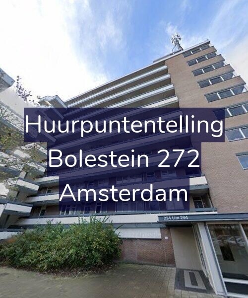 Foto gevel Huurpuntentelling voor Bolestein 272, Amsterdam