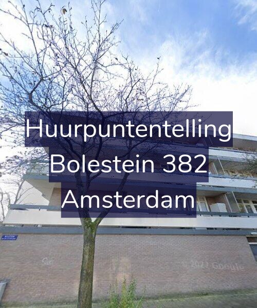 Foto gevel Huurpuntentelling voor Bolestein 382, Amsterdam