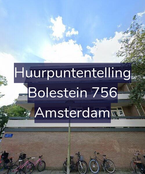 Foto gevel Huurpuntentelling voor Bolestein 756, Amsterdam