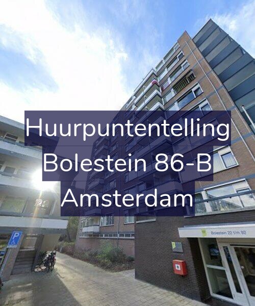 Foto gevel Huurpuntentelling voor Bolestein 86-B, Amsterdam