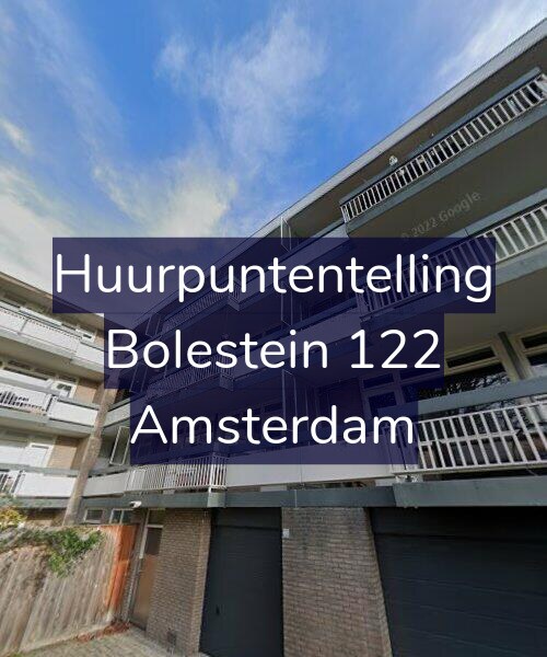 Foto gevel Huurpuntentelling voor Bolestein 122, Amsterdam