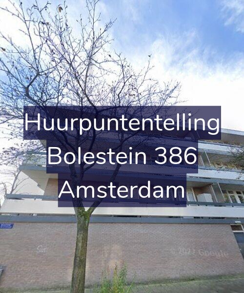 Foto gevel Huurpuntentelling voor Bolestein 386, Amsterdam