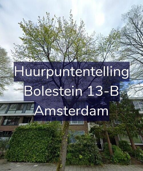 Foto gevel Huurpuntentelling voor Bolestein 13-B, Amsterdam